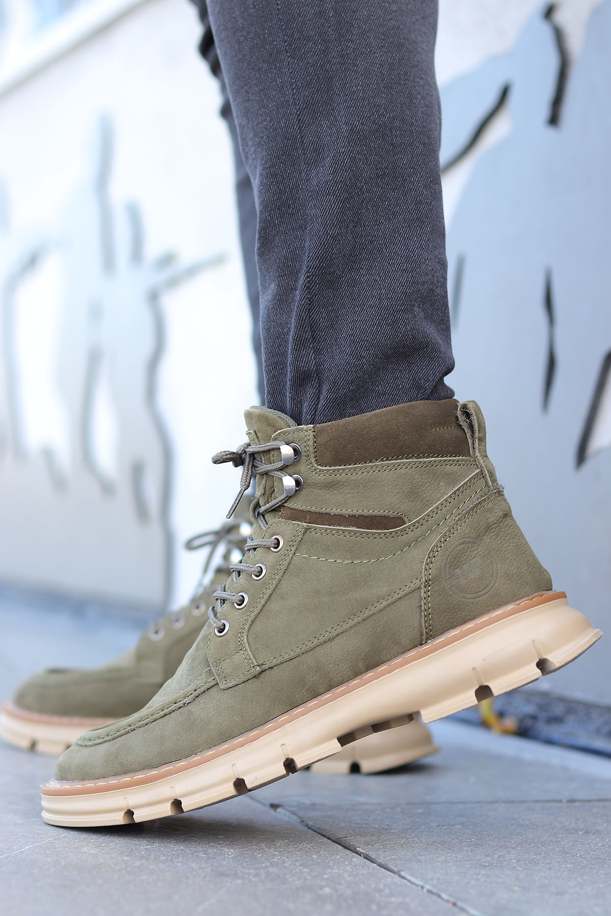 . Dex Suya Dayanıklı Hakiki Deri Günlük Erkek Bot - Görsel 6