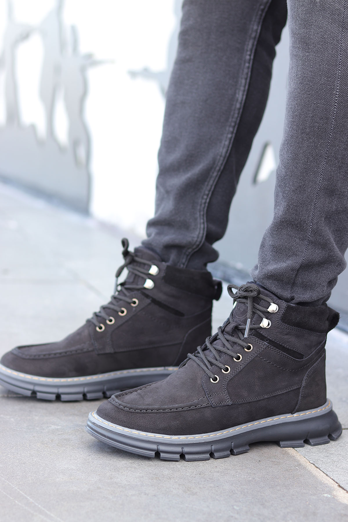 . Dex Suya Dayanıklı Hakiki Deri Günlük Erkek Bot - Görsel 4