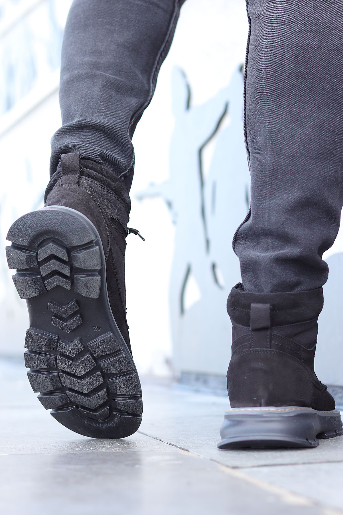 . Dex Suya Dayanıklı Hakiki Deri Günlük Erkek Bot - Görsel 6