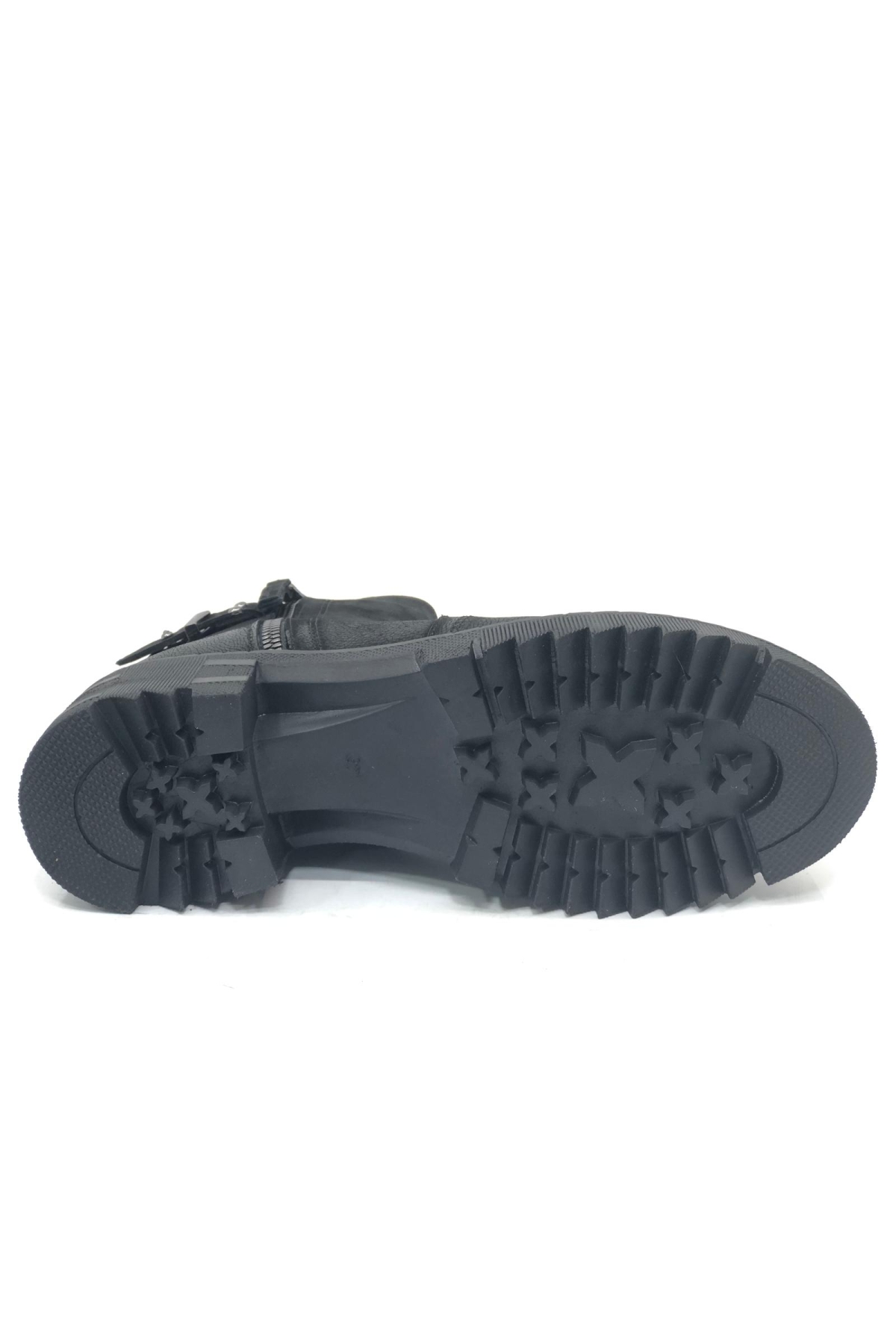 Huzey Hakiki Deri Kaymaz Taban Ortopedik Kadın Bot - Görsel 7