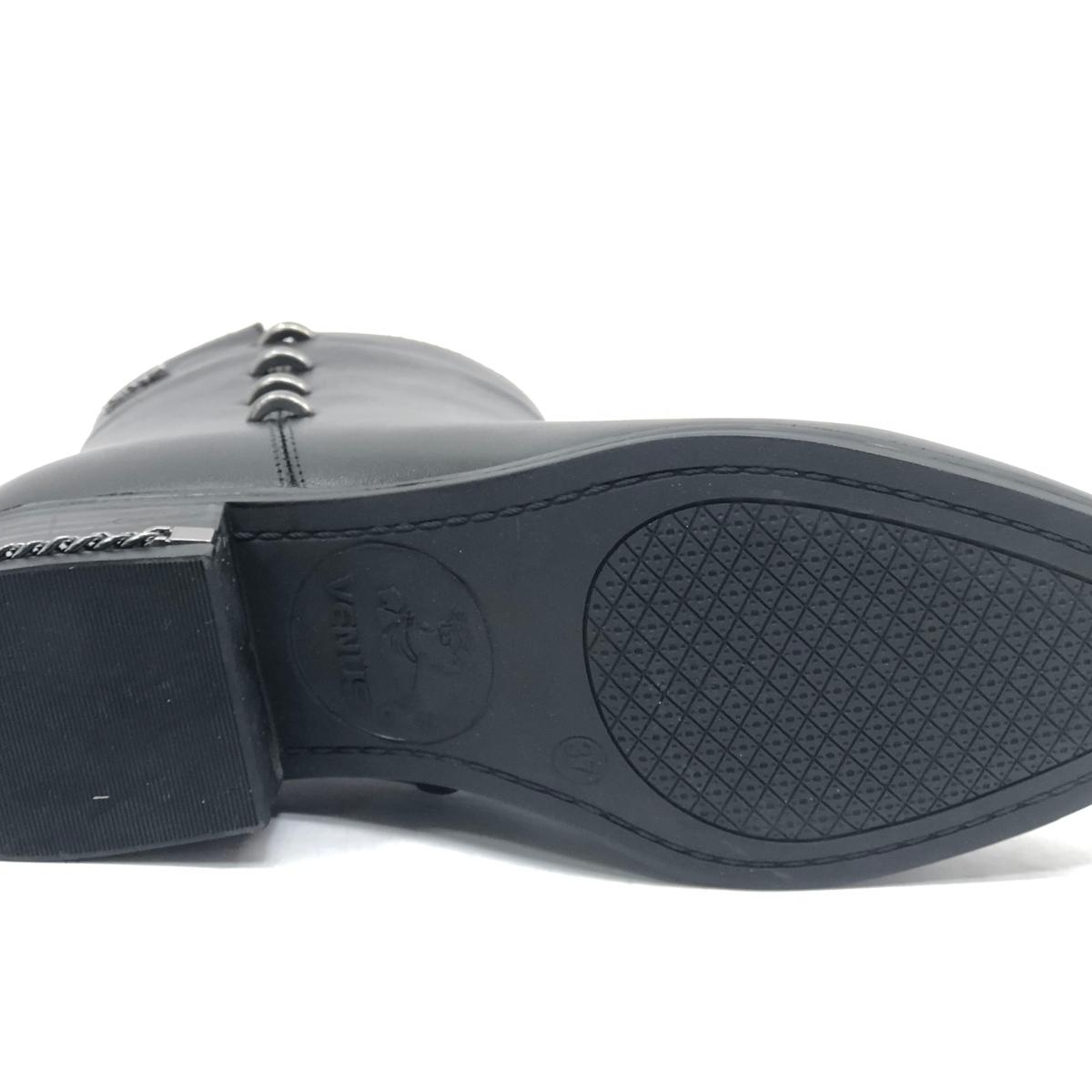 Ruvey Hakiki Deri Düz Kaymaz Taban Ortopedik Kadın Bot - Görsel 7