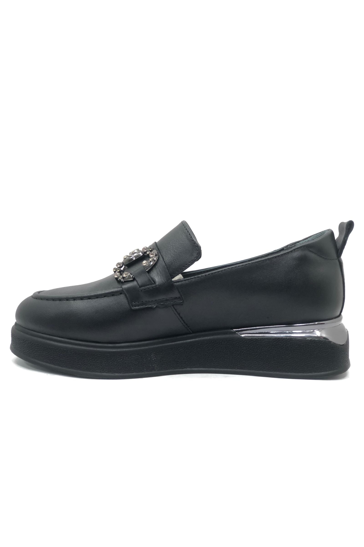 Earth Hakiki Deri Comfort Casual Oxford Ortopedik Kadın Ayakkabı - Görsel 5