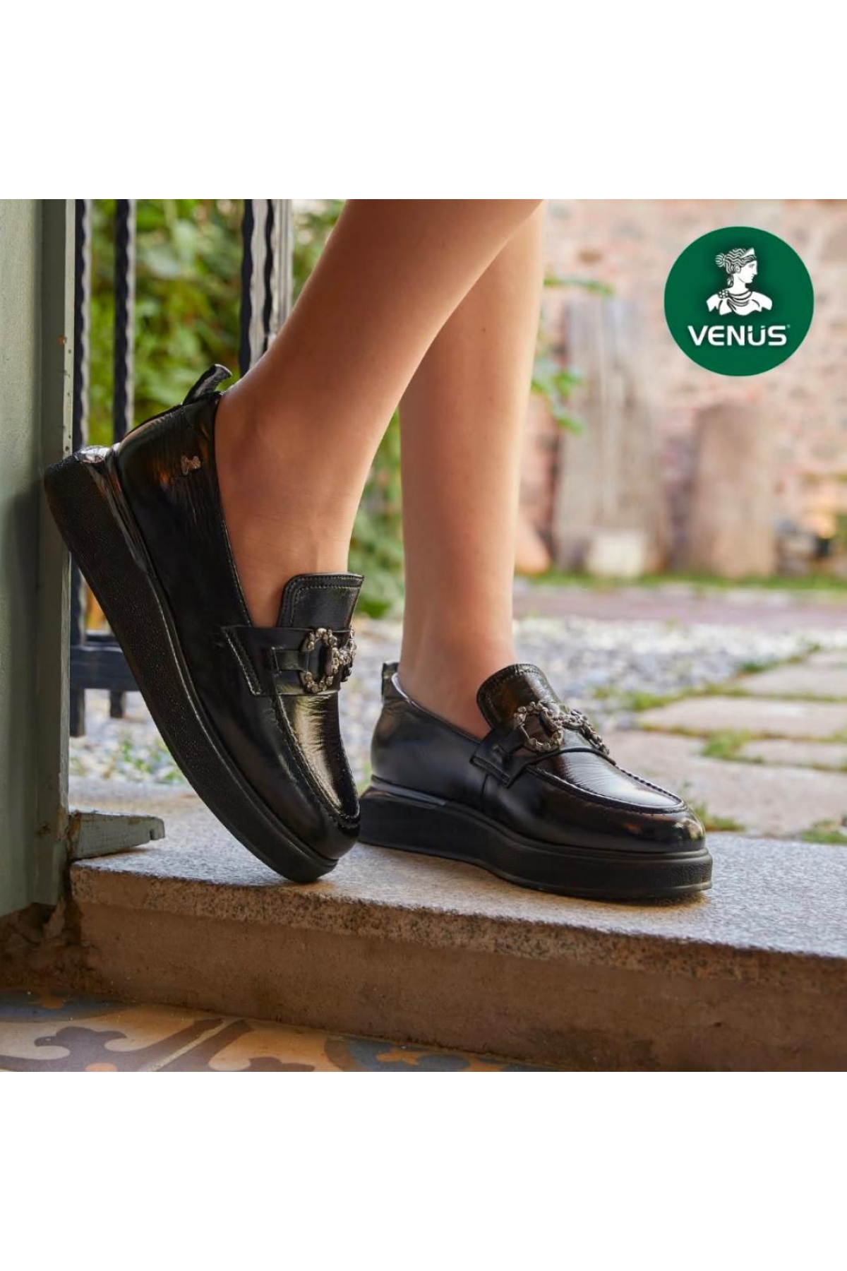 Earth Hakiki Deri Comfort Casual Oxford Ortopedik Kadın Ayakkabı - Görsel 2