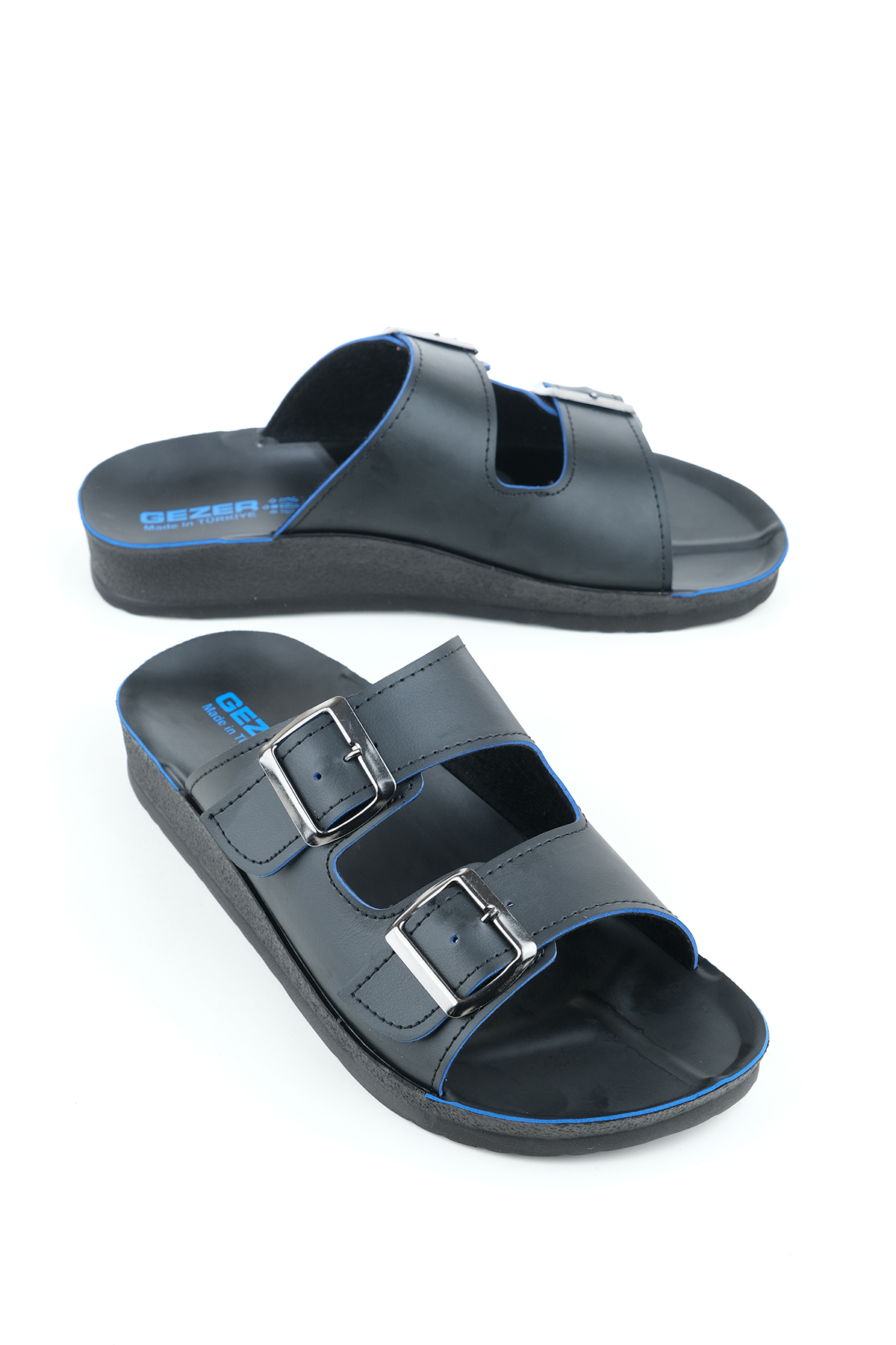 Yazlık Erkek İki Toka Ayarlanablir Terlik - Görsel 2