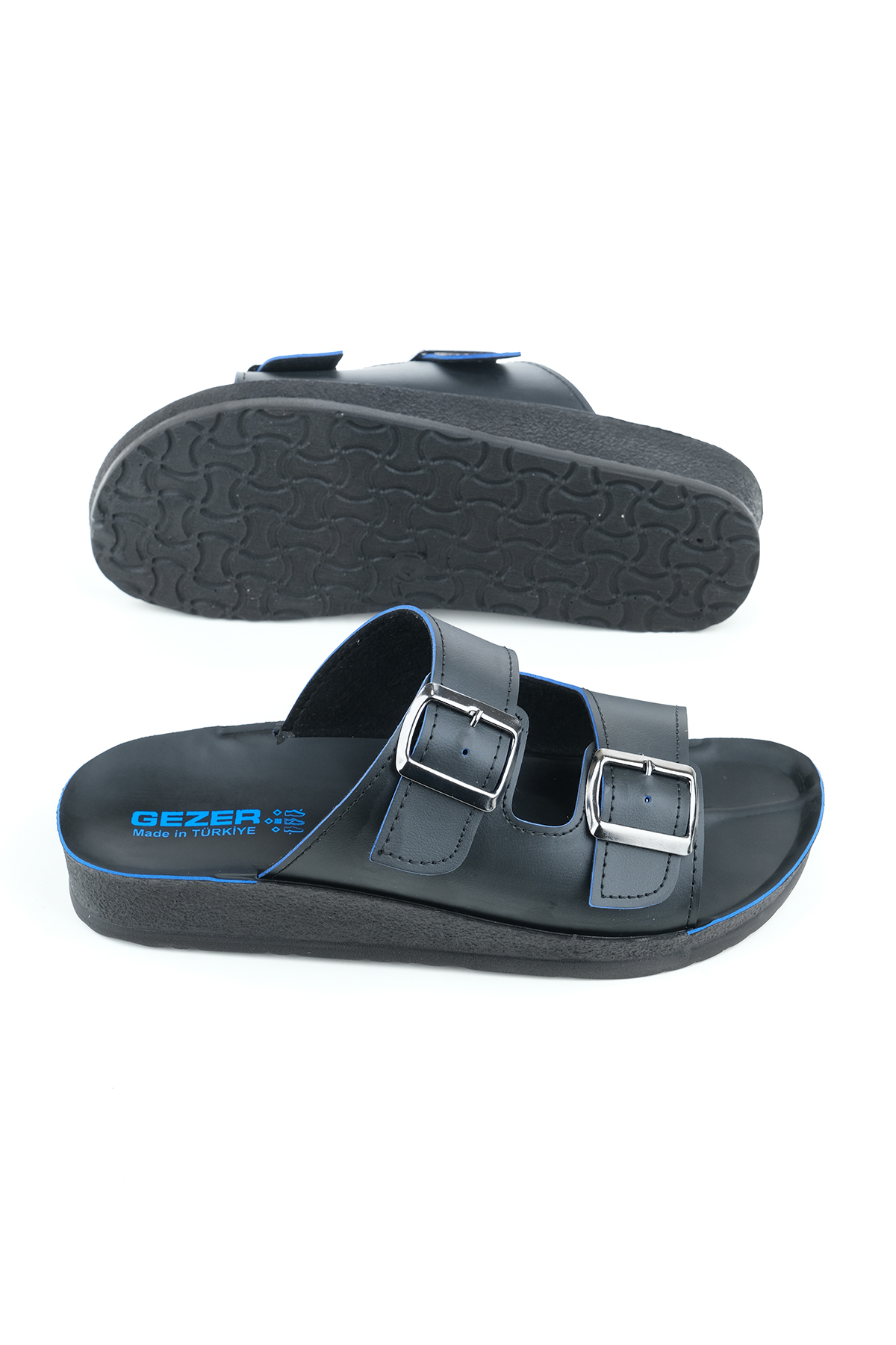 Yazlık Erkek İki Toka Ayarlanablir Terlik - Görsel 6