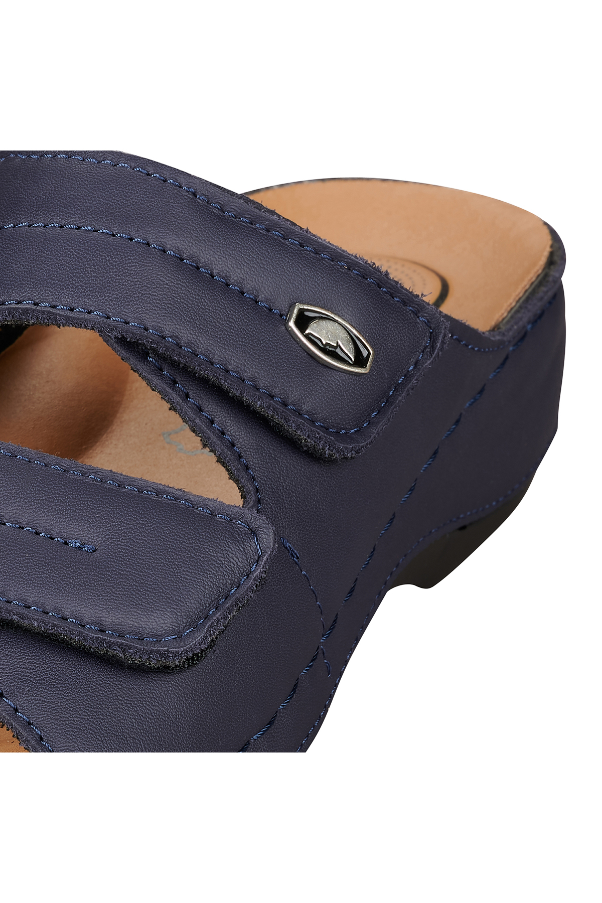 Paleng Gezer Kadın Ayarlanabilir Hakik Deri Terlik - Görsel 4