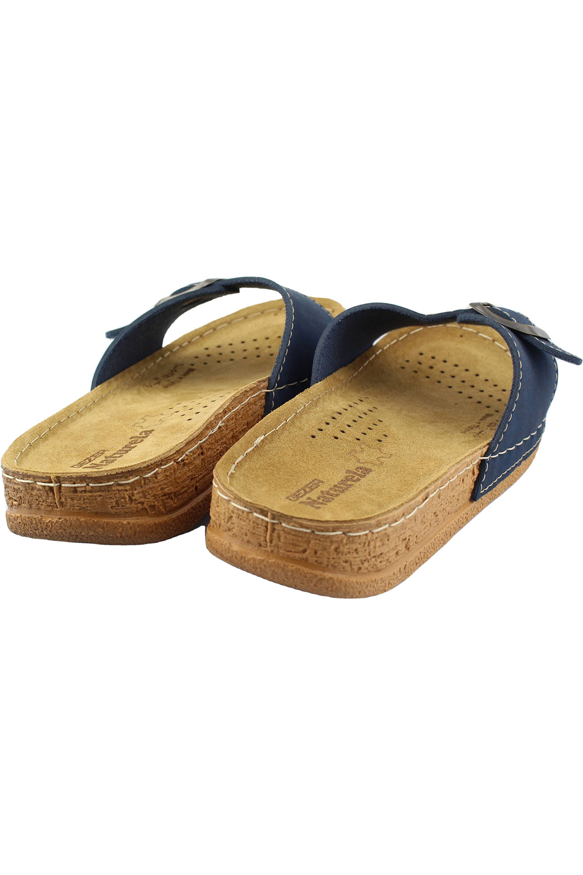 Kadın Yazlık İç Tabanı Hakiki Deri Tek Toka Ayarlanabilir Rahat Taban Günlük Terlik - Görsel 4