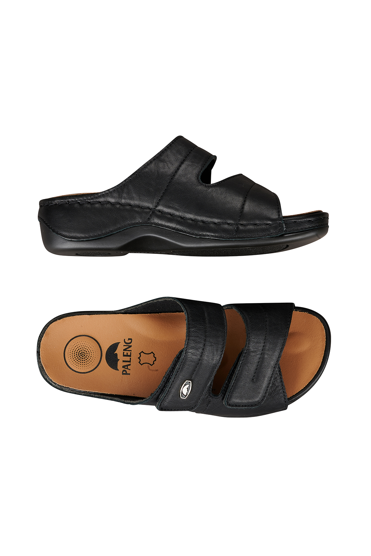 Gezer Kadın Ayarlanabilir Hakik Deri Terlik - Görsel 5