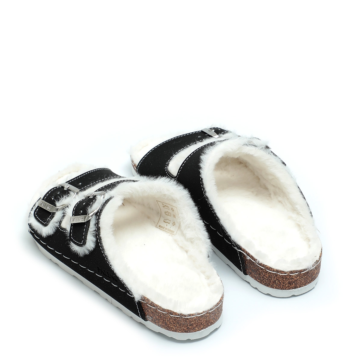 Gezer Mantar Taban Peluşlu Kışlık Kadın Terlik - Görsel 5