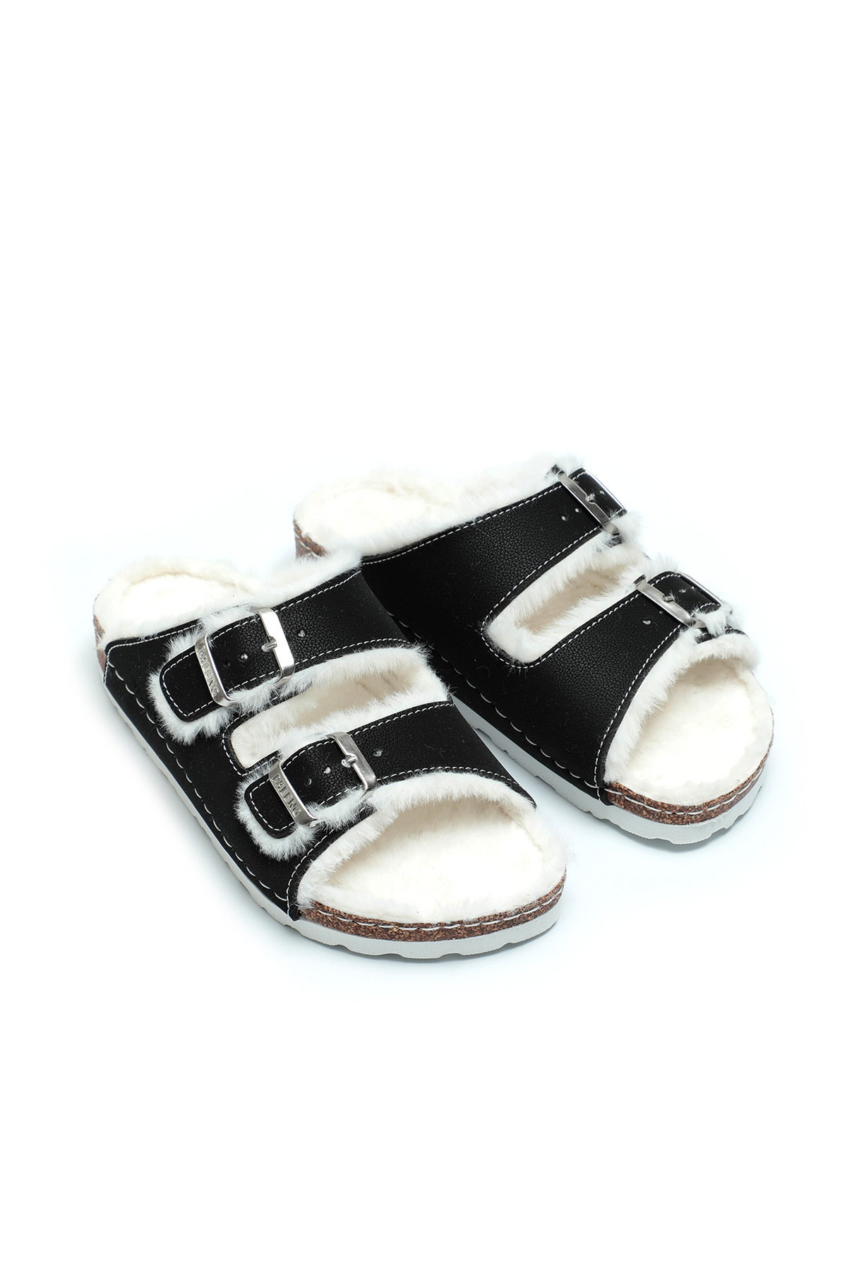 Gezer Mantar Taban Peluşlu Kışlık Kadın Terlik - Görsel 11