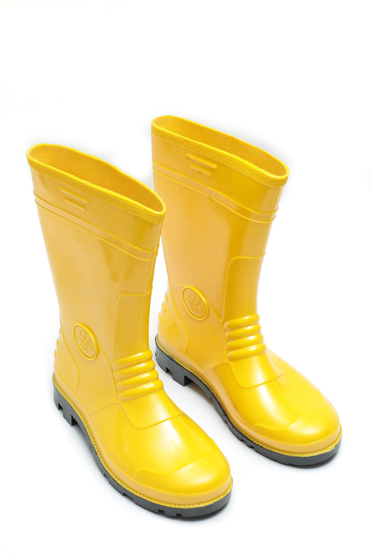 Gezer Gezer Sarı Erkek Kısa PVC Çizme Bot | Flo Sarı - 4. görsel