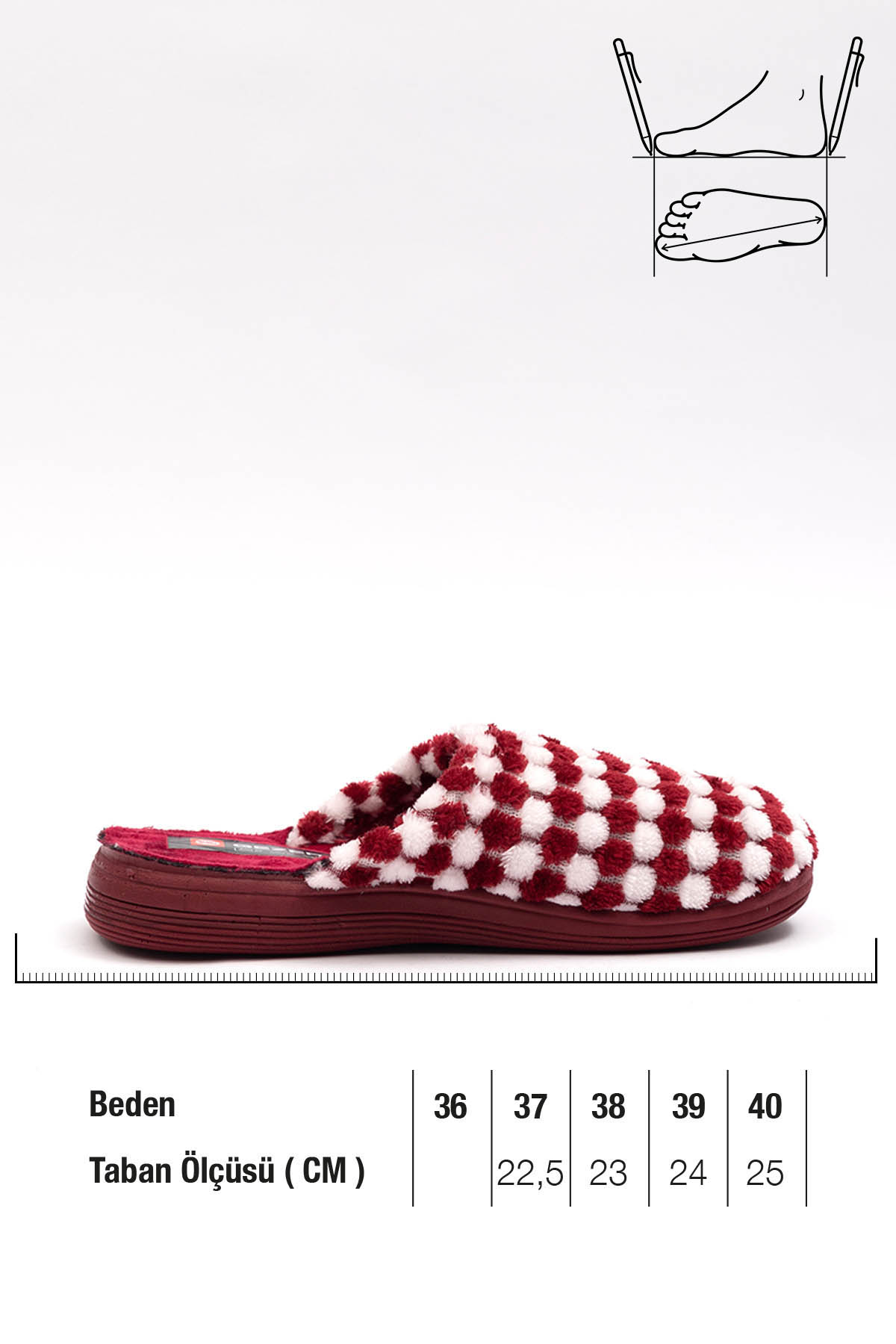 Kışlık Kadın Terlik - Görsel 3