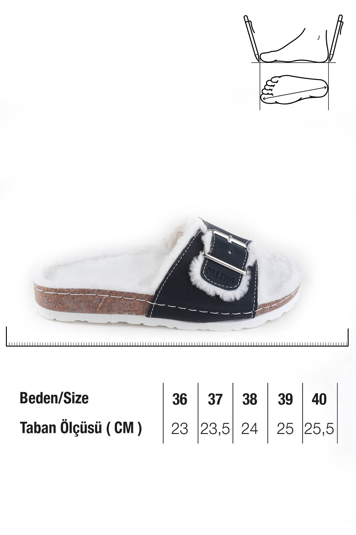 Gezer Mantar Taban Kadın Terlik - Görsel 3