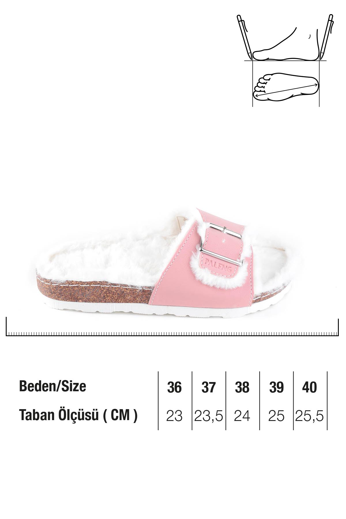 Gezer Mantar Taban Kadın Terlik - Görsel 3