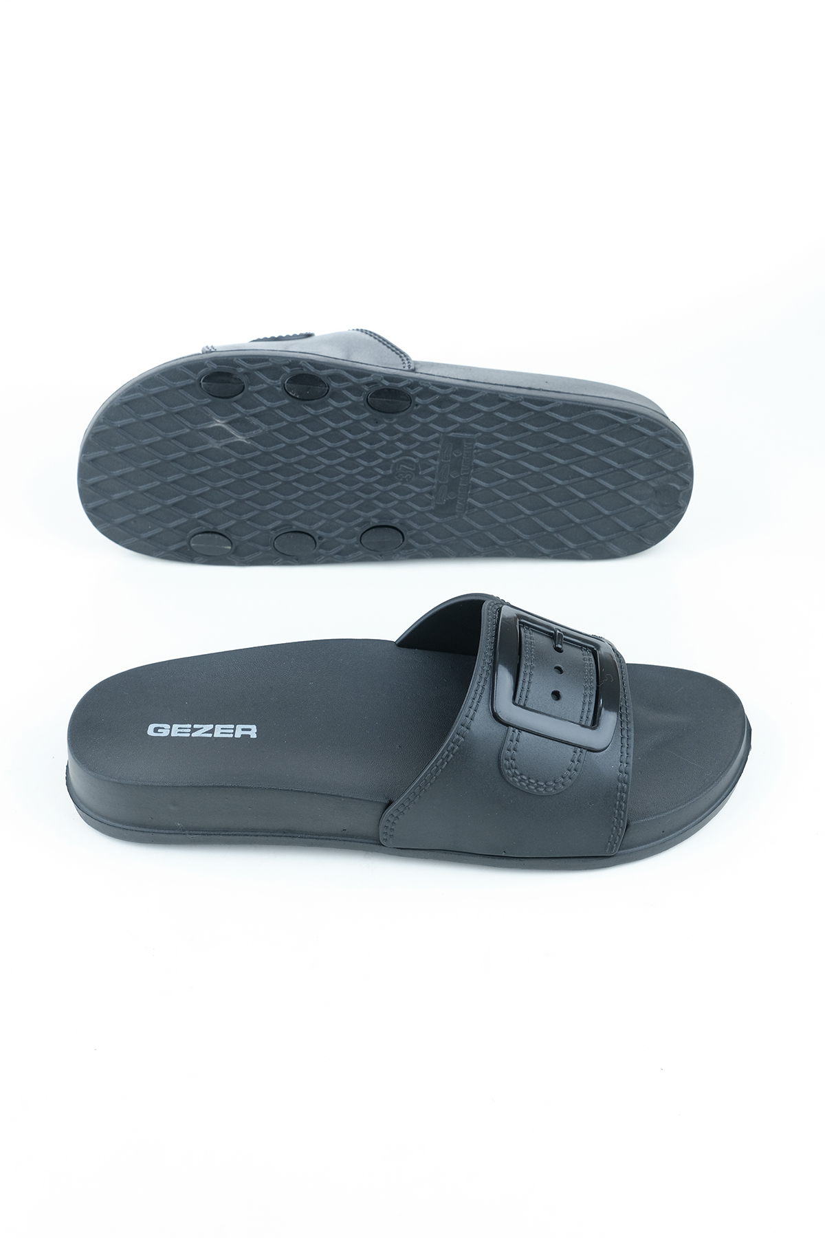 Gezer Gezer Siyah Yazlık Kadın Tek Toka Islak Zemine Uygun Terlik Sandalet & Terlik | Flo Siyah - 6. görsel
