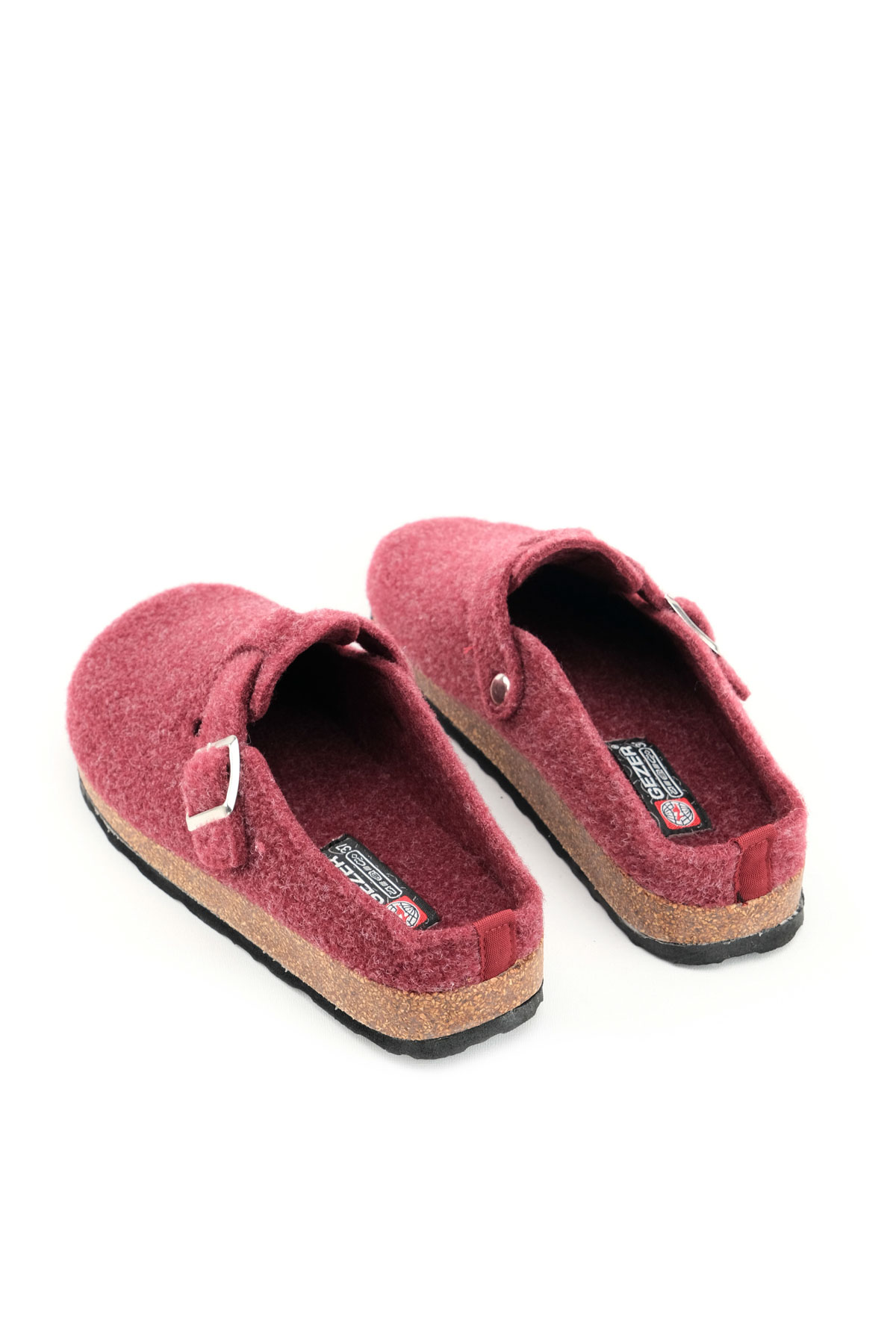 Kışlık Mantar Taban Tokalı Ayarlanabilir Ev Bahçe Kadın Terlik - Görsel 5