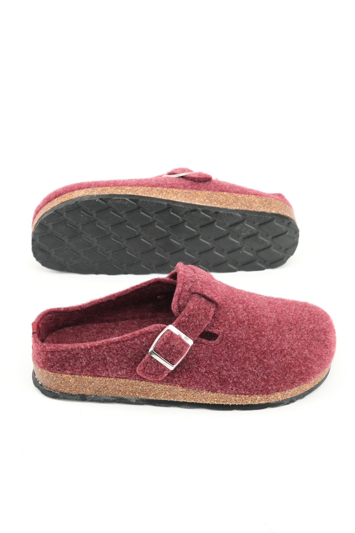 Kışlık Mantar Taban Tokalı Ayarlanabilir Ev Bahçe Kadın Terlik - Görsel 6