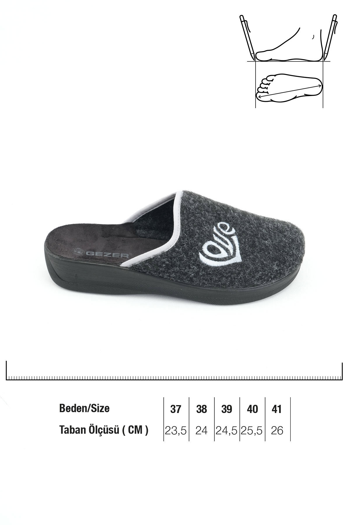 Kışlık Yüksek Taban Kadın Ev Terlik - Görsel 3