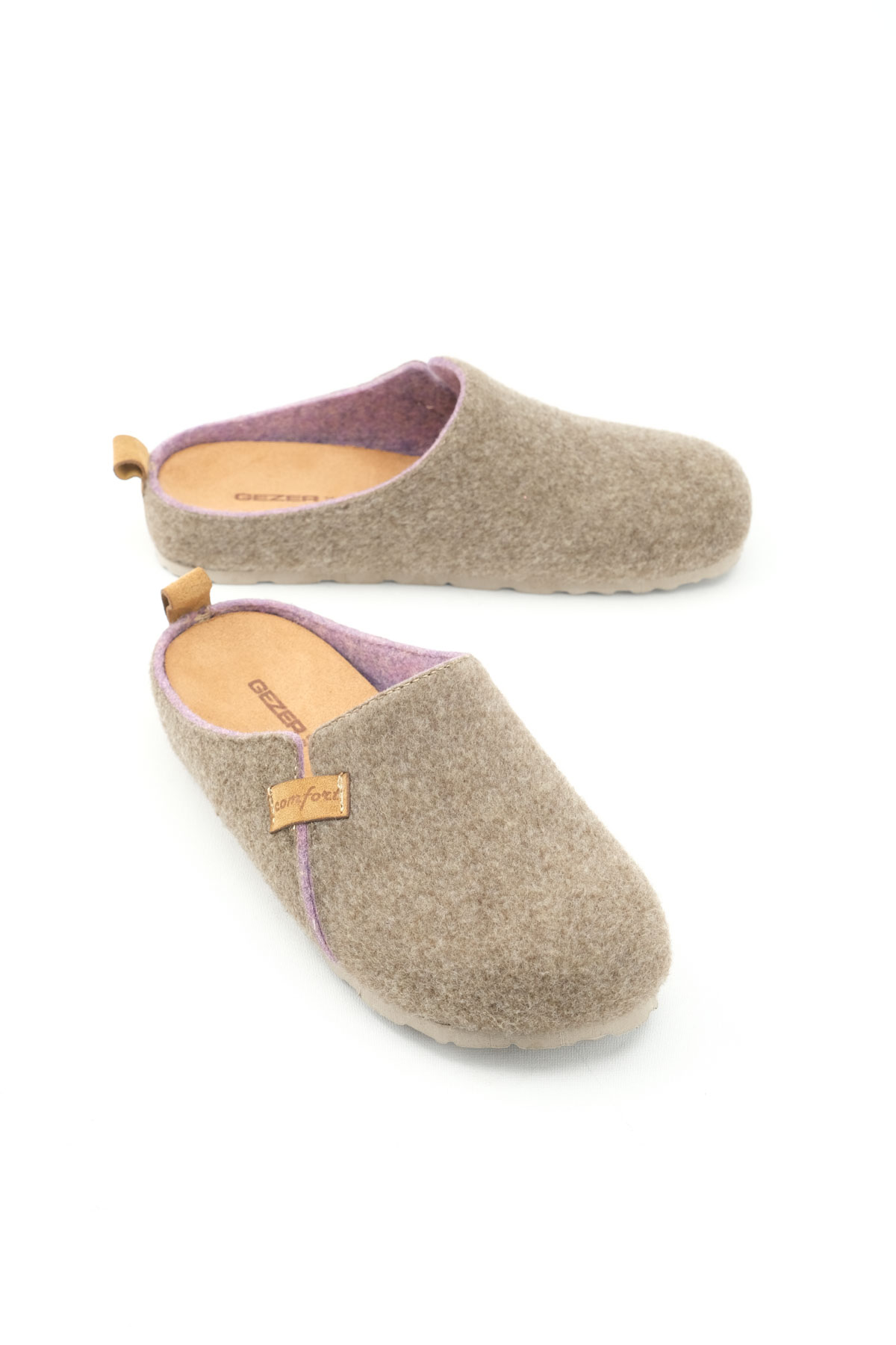 Kışlık Keçe Comfort Taban Kadın Ev Bahçe Terlik - Görsel 2