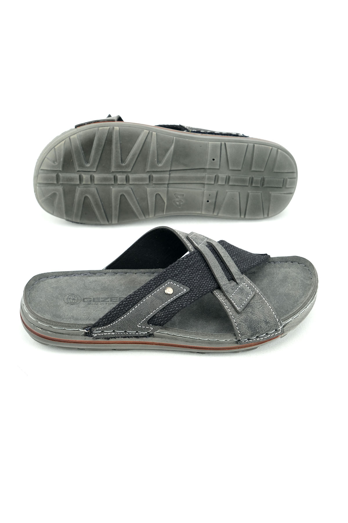 Yazlık Erkek Suni Deri Günlük Terlik - Görsel 6