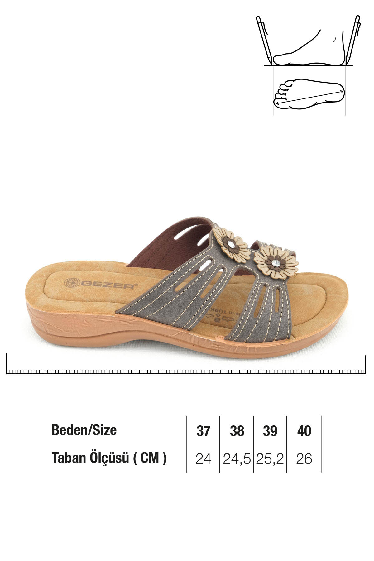 Kadın Yazlık Tasarım Suni Deri Terlik - Görsel 3