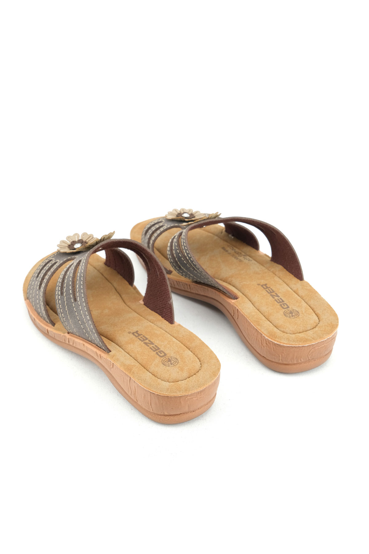 Kadın Yazlık Tasarım Suni Deri Terlik - Görsel 5