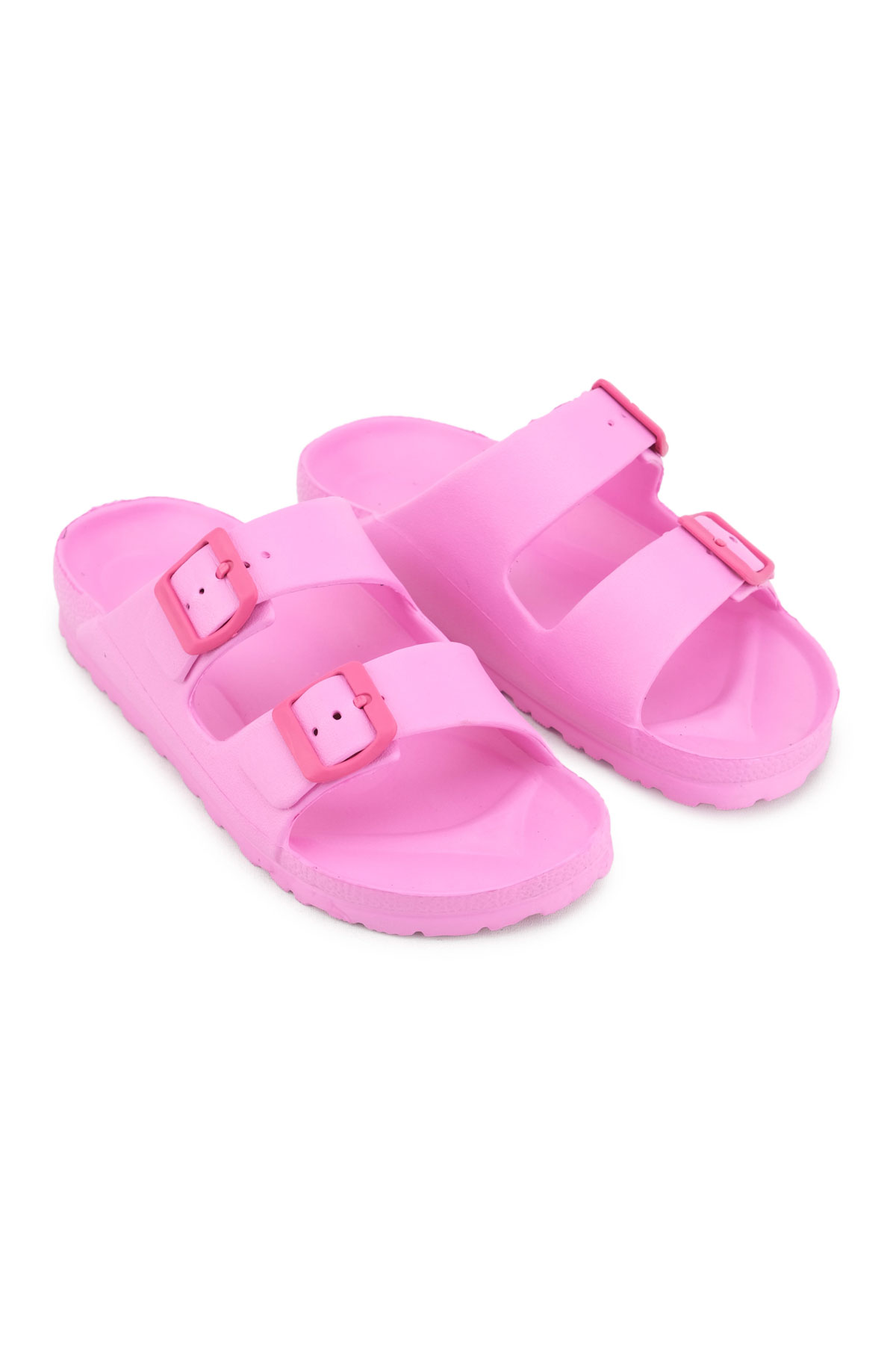 Yazlık Kadın Çift Toka Ayarlanabilir Banyo Bahçe Plaj Havuz Terlik - Görsel 4