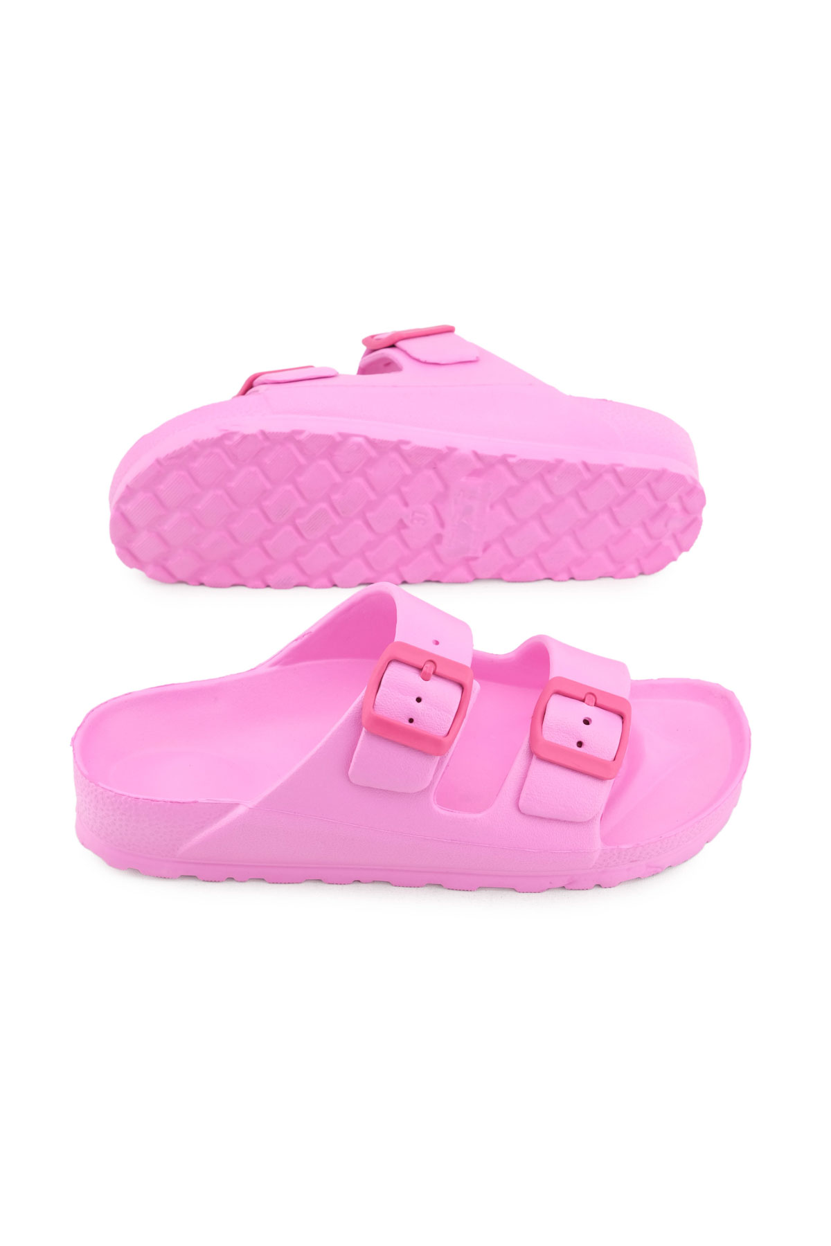 Yazlık Kadın Çift Toka Ayarlanabilir Banyo Bahçe Plaj Havuz Terlik - Görsel 6