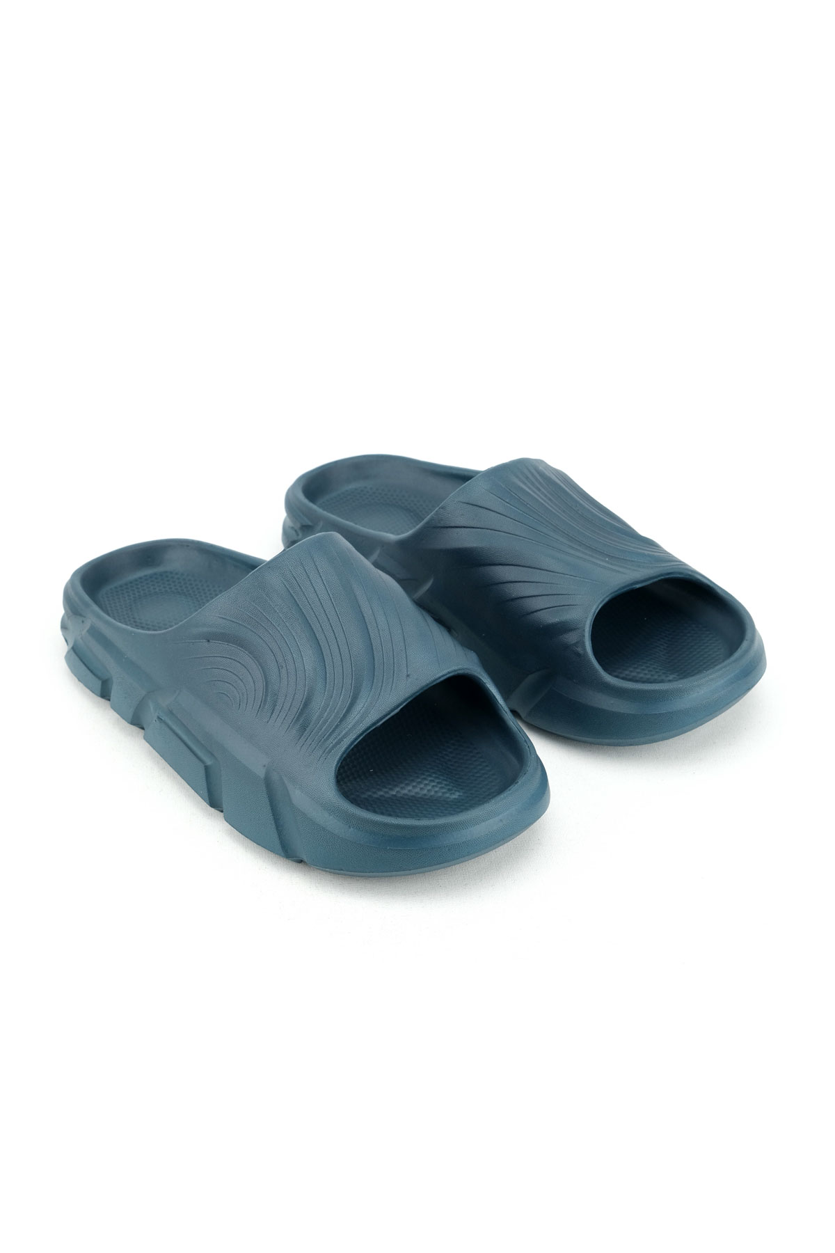 Gezer Gezer Lacivert Yazlık Erkek Eva Banyo Bahçe Islak Zemine Uygun Terlik Sandalet & Terlik | Flo Lacivert - 4. görsel