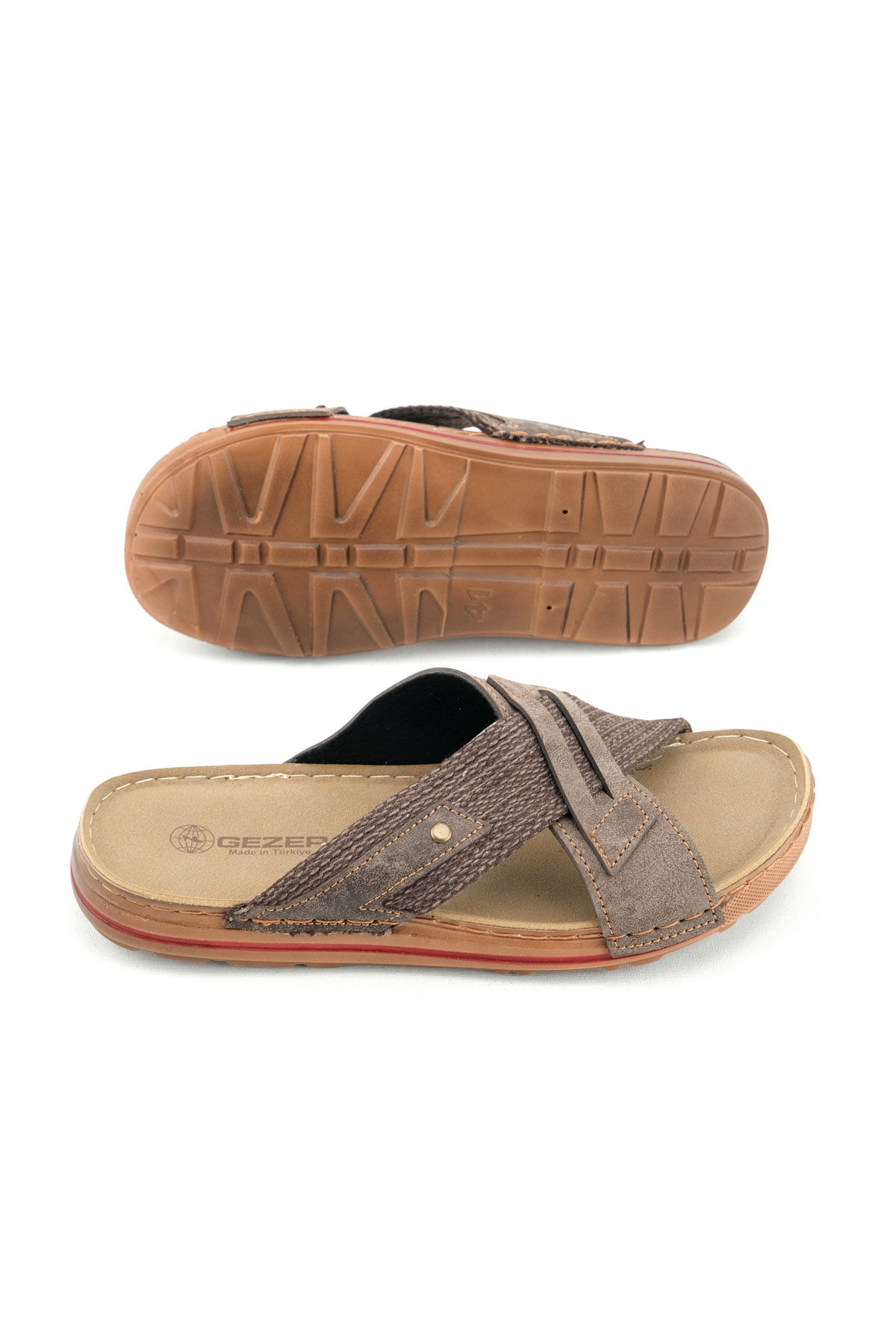 Yazlık Erkek Suni Deri Günlük Terlik - Görsel 6
