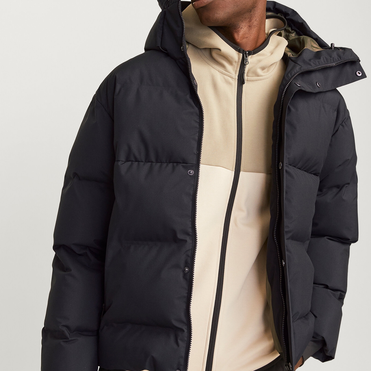 JACK & JONES Men's Jcoalpha Long Puffer Jacket - Winter Coat