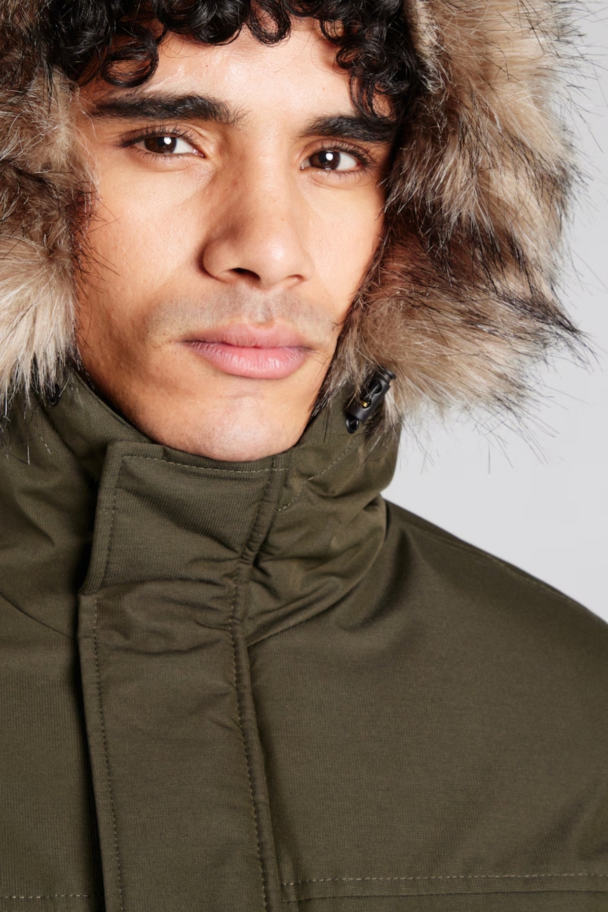 【おすすめ】90's Ｎ.S.co.Ltd. SOUVENIR JACKET Jack & Jones Erkek Jjstar Rüzgar Geçirmez Kapüşonu Kürklü Parka