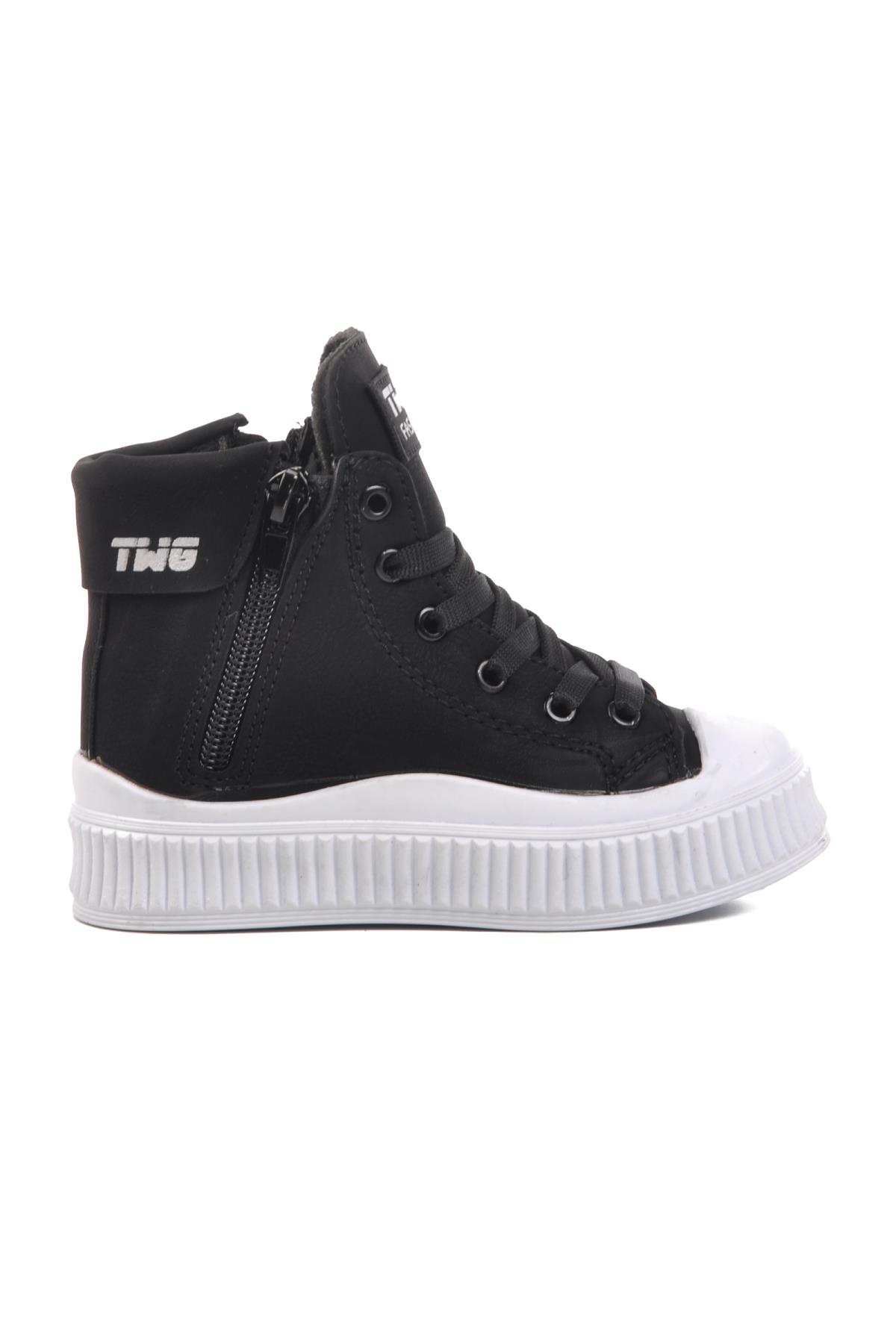 Orion-B Siyah-Beyaz Unisex Çocuk Bot - Görsel 2