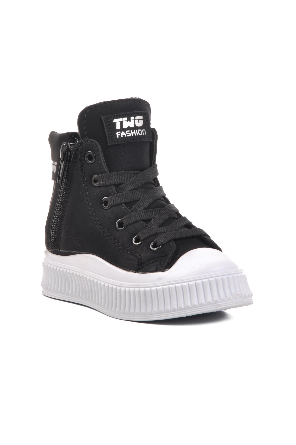 Orion-B Siyah-Beyaz Unisex Çocuk Bot - Görsel 3