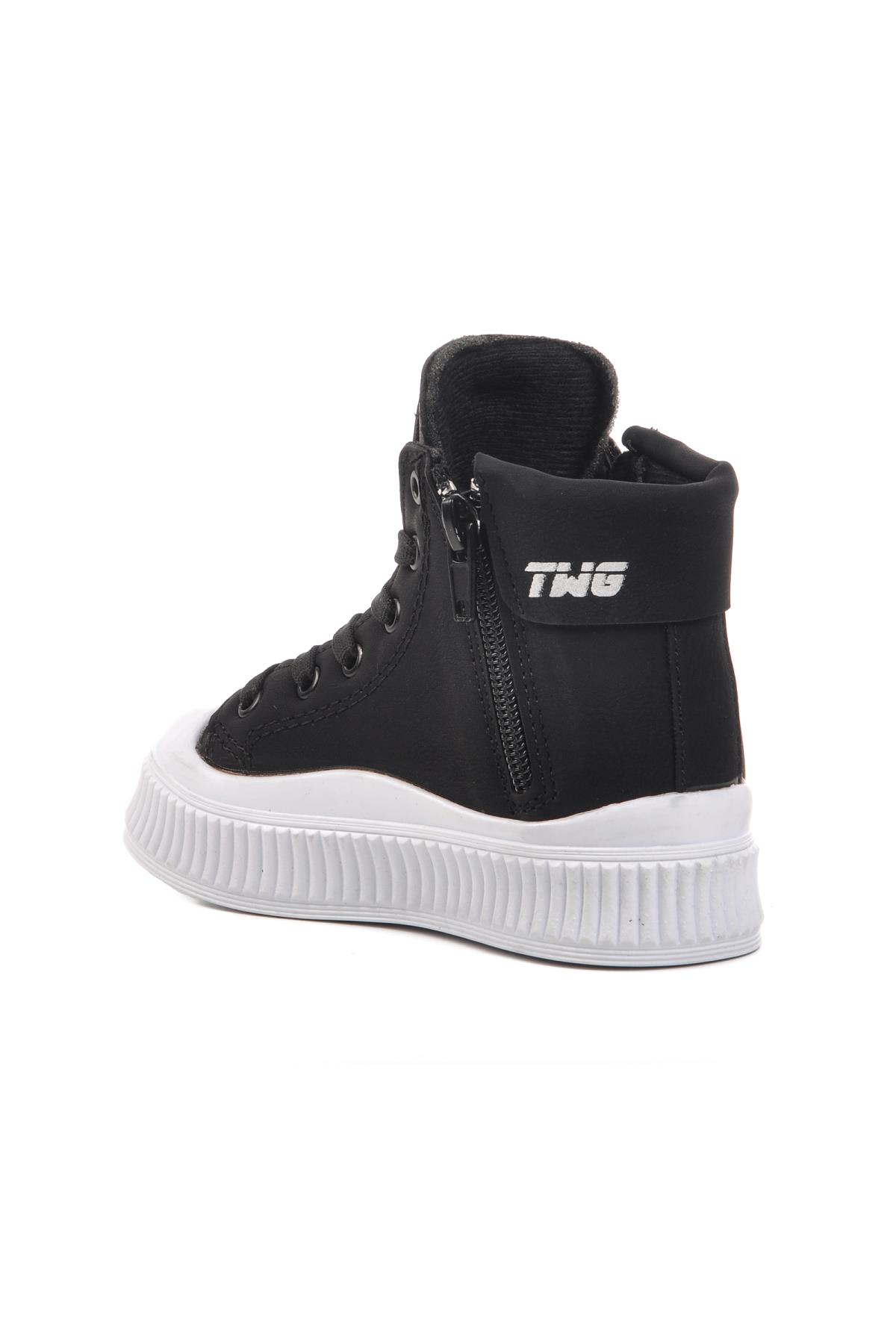 Orion-B Siyah-Beyaz Unisex Çocuk Bot - Görsel 5