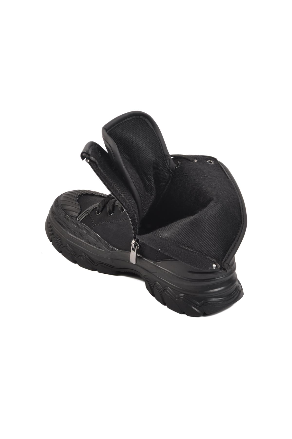 Serpentis İçi Kürklü Siyah Kadın Bot - Görsel 5