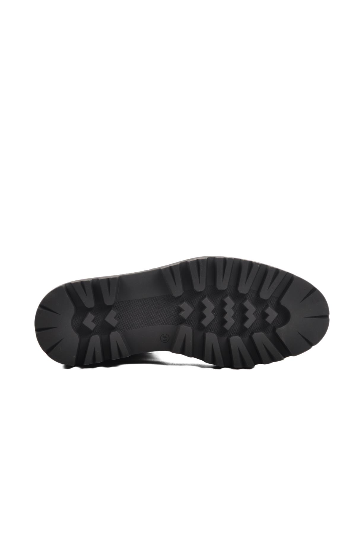 Premium 40010 Siyah Hakiki Deri Erkek Bot - Görsel 6