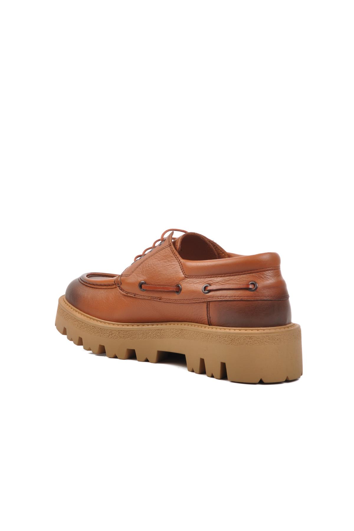 Premium 4008 Taba Hakiki Deri Erkek Klasik Ayakkabı - Görsel 5