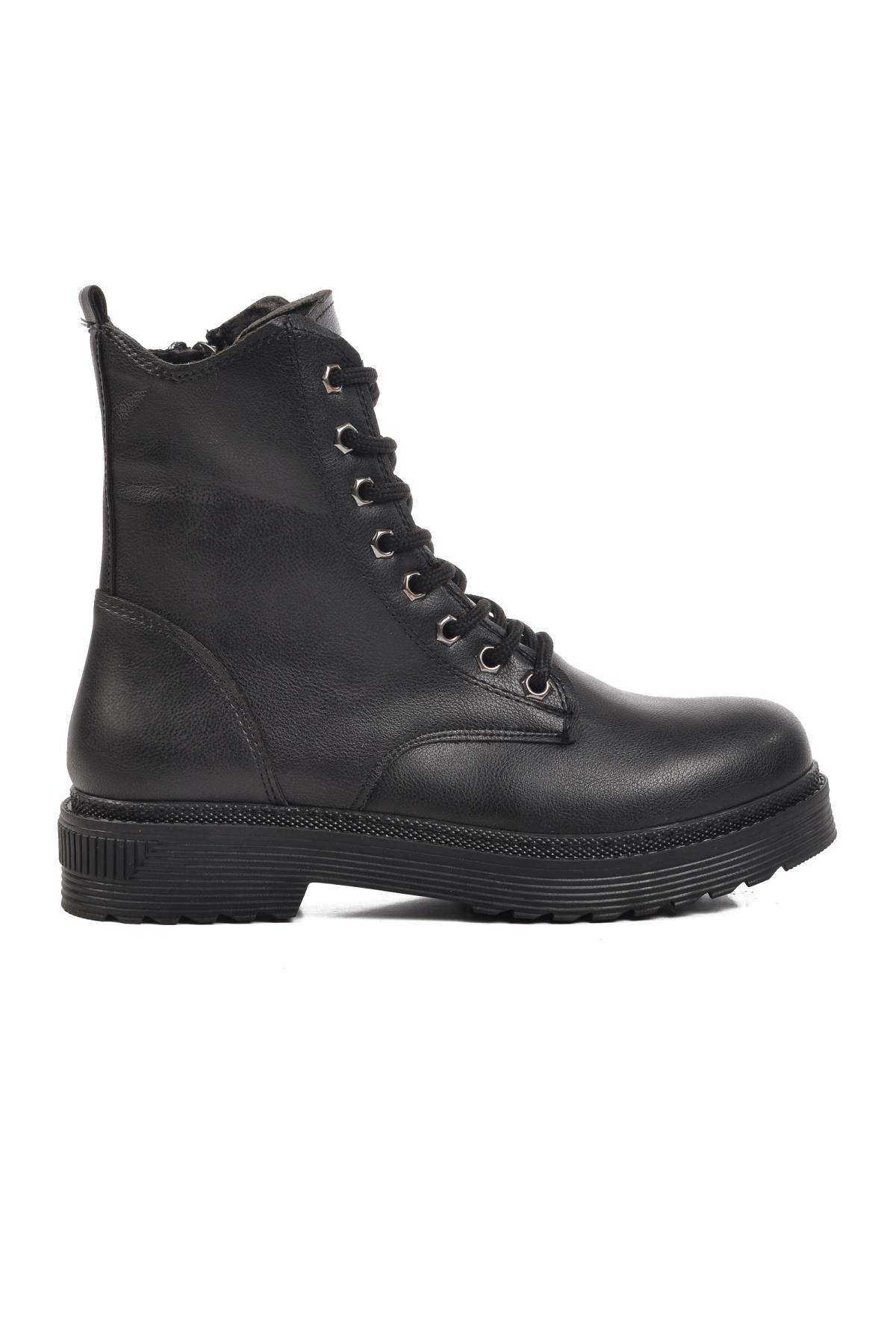 525343 Siyah Cilt İçi Polarlı Kadın Bot - Görsel 2