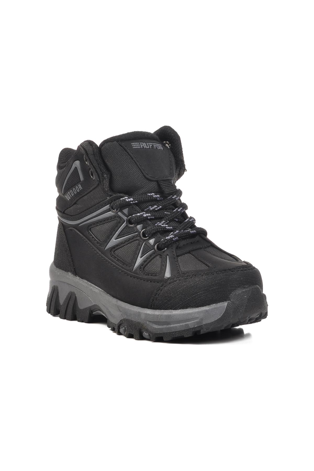 2301-P Siyah-Füme Unisex Çocuk Outdoor Bot - Görsel 3