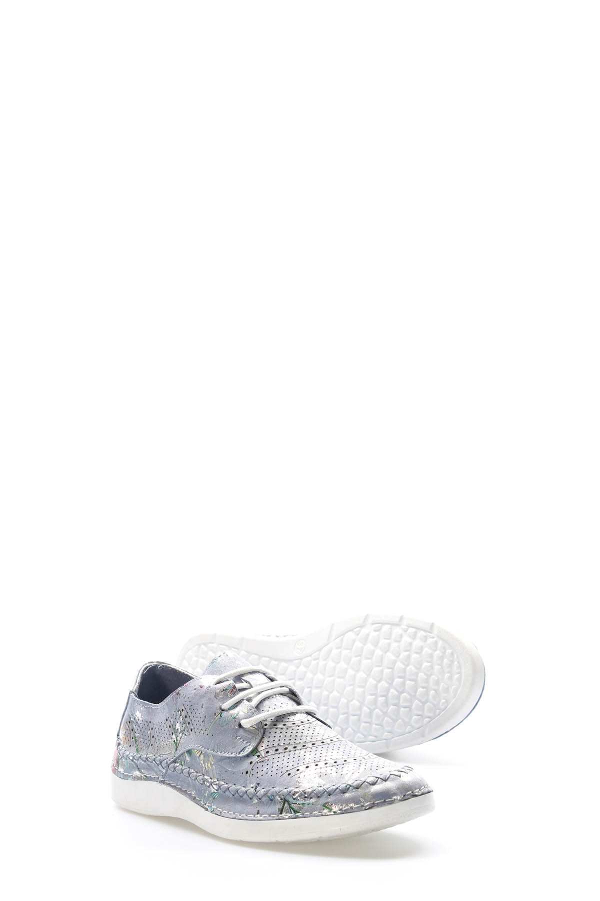 Hakiki Deri Kadın Casual Ayakkabı 136ZA103-1 - Görsel 4