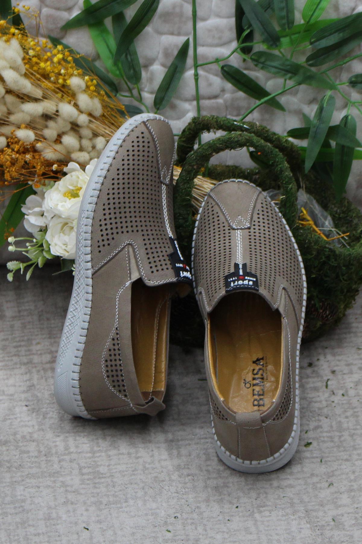 1119 Kum Nubuk Hakiki Deri Erkek Ayakkabı - Görsel 7