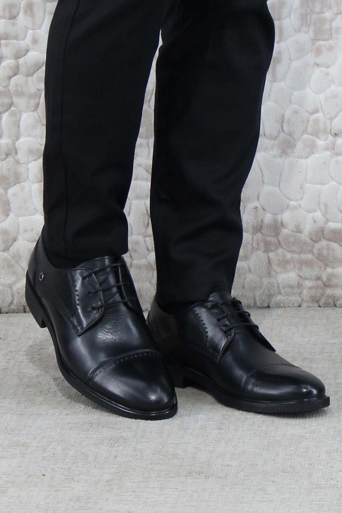 32011 İç Ve Dış Orijinal Hakiki Deri Klasik Ayakkabı Erkek Ayakkabı - Görsel 3