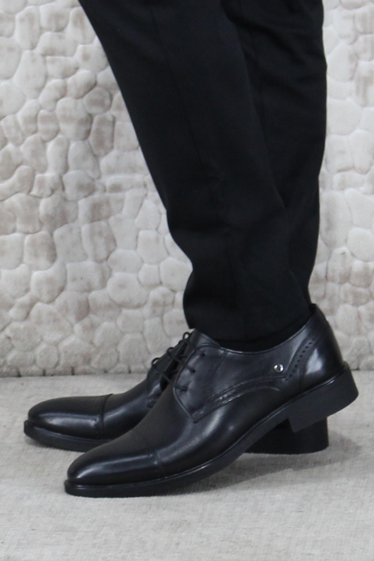 32011 İç Ve Dış Orijinal Hakiki Deri Klasik Ayakkabı Erkek Ayakkabı - Görsel 4