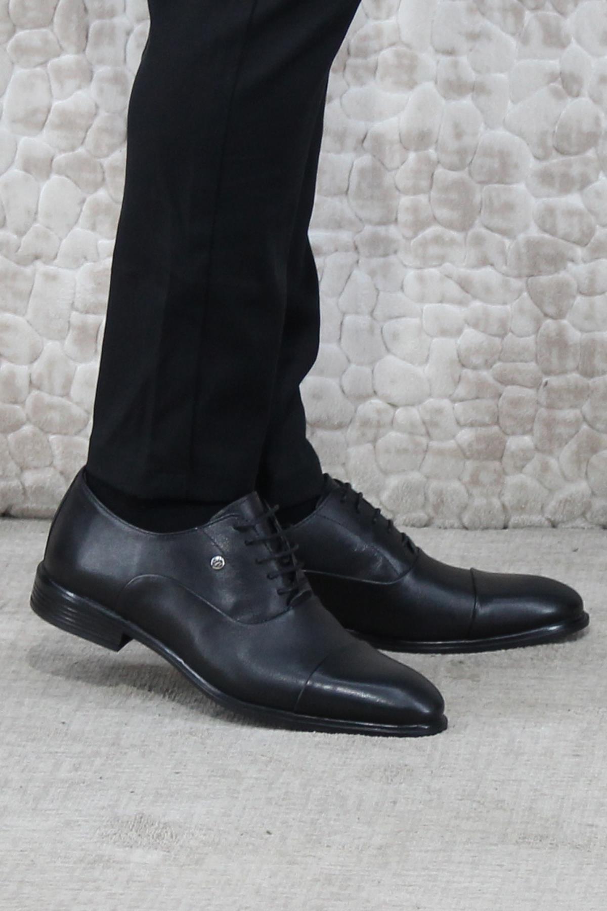 32071 İç Ve Dış Orijinal Hakiki Deri Klasik Ayakkabı Erkek Ayakkabı - Görsel 2
