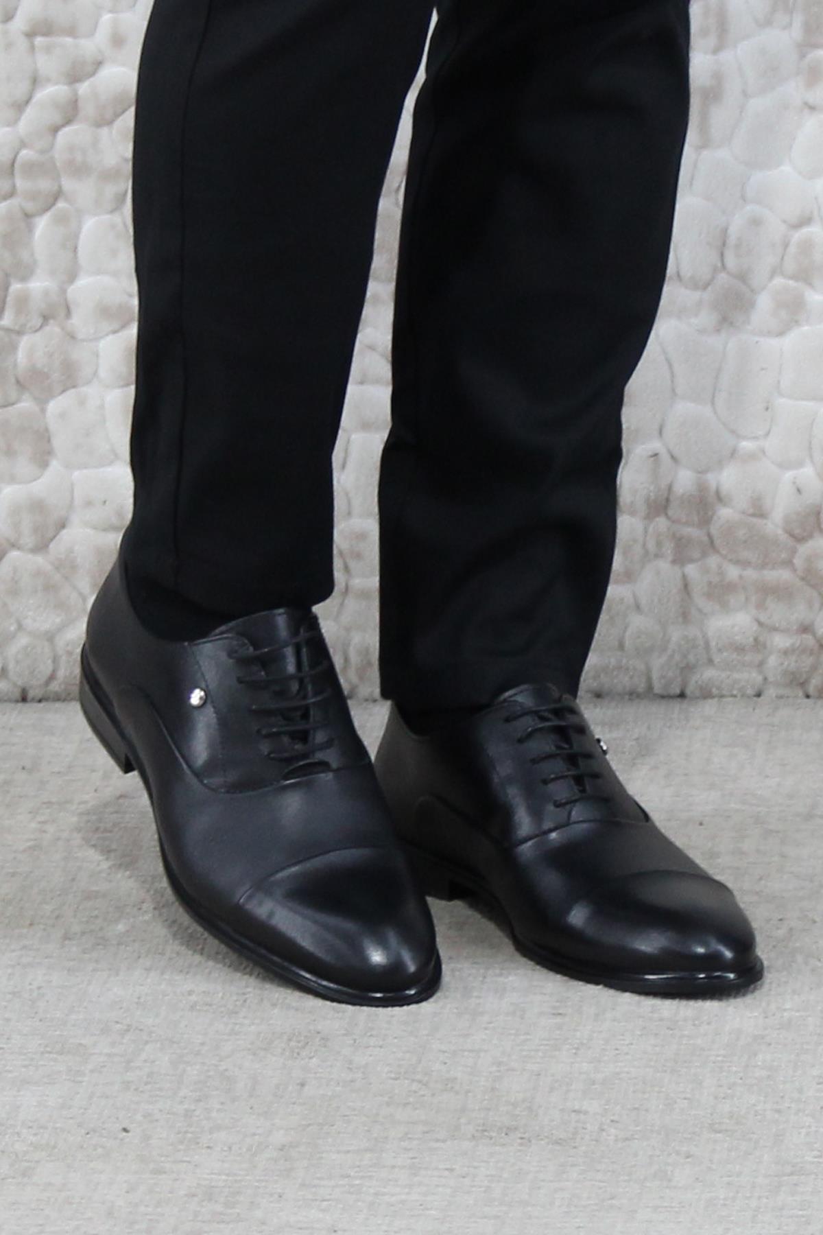 32071 İç Ve Dış Orijinal Hakiki Deri Klasik Ayakkabı Erkek Ayakkabı - Görsel 3