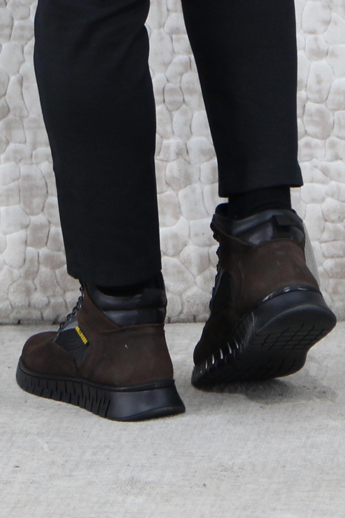 250113 Rahat Esnek Orijinal Ürün Kauçuk Esnek Taban Erkek Bot - Görsel 5