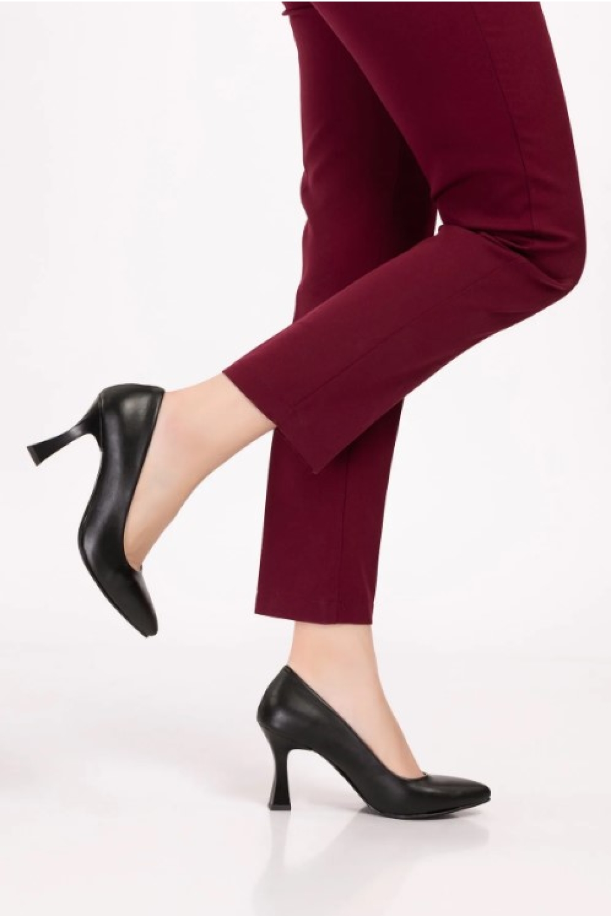 Kadeh Topuklu Kadın Stiletto Ayakkabı - Görsel 3