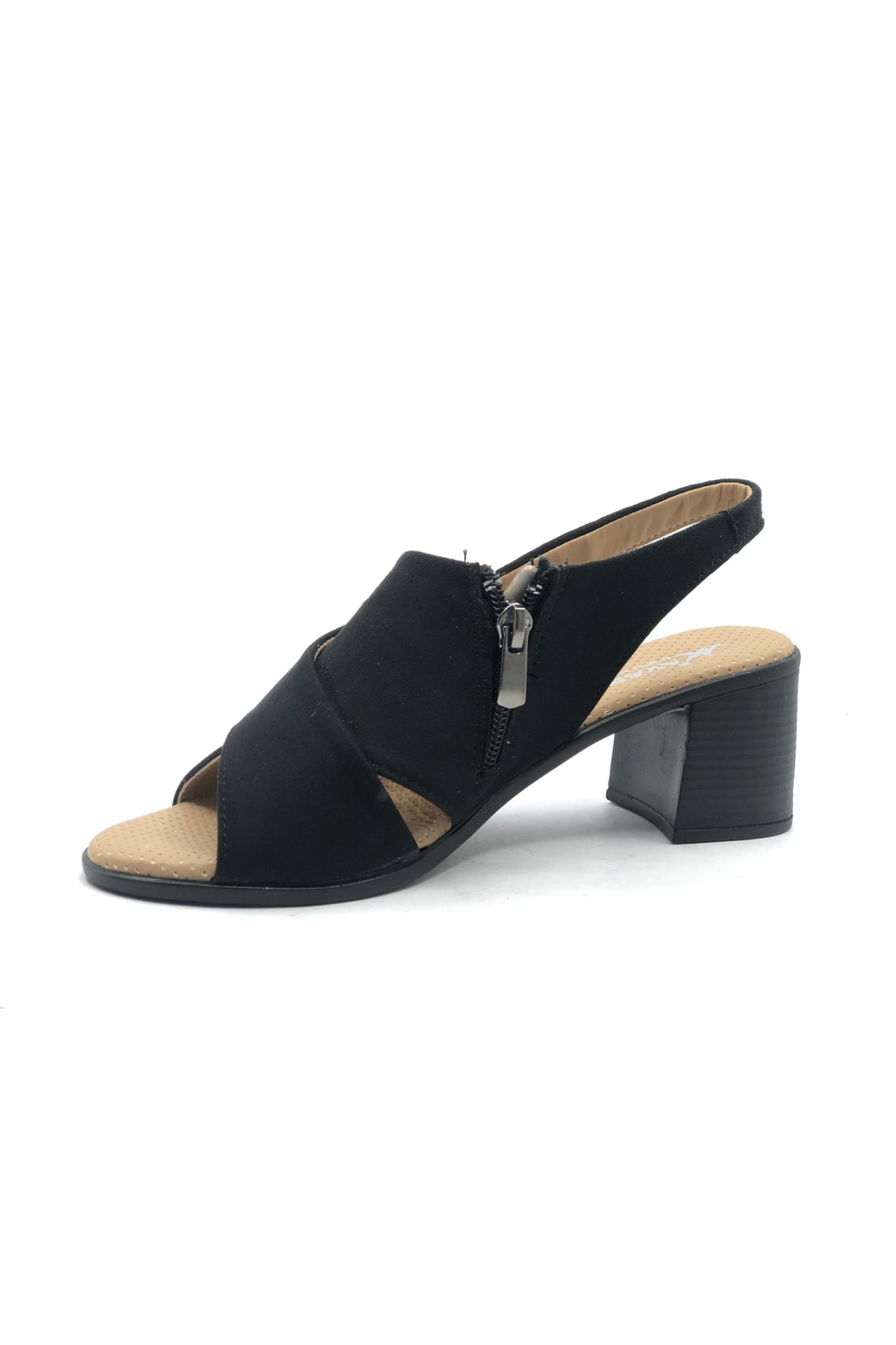 Ortapedik Kısa Topuklu Çapraz Bantlı Kadın Ayakkabı - Görsel 5