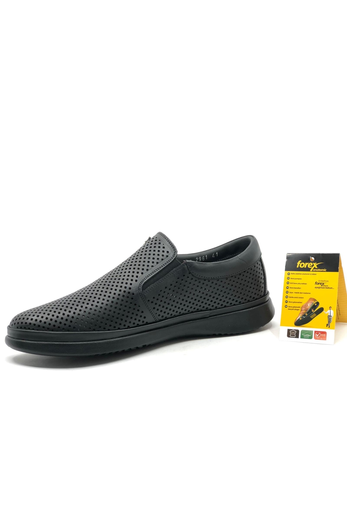 2961 Dr.Tavsiyeli Hakiki Deri Delikli Erkek Casual Ayakkabı - Görsel 4